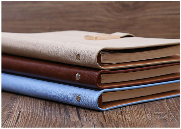 Classical A5 A6 PU loose-leaf notebook